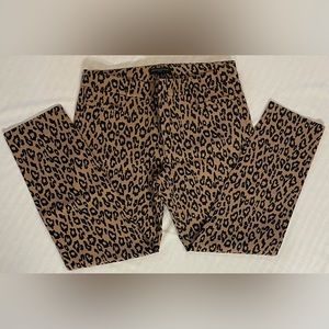 Banana Republic Sloan Size 8 Cheetah print pants